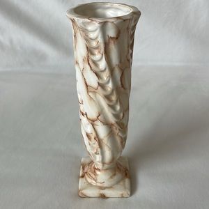 Vintage 1960's Porcelain Inarco Brown Bud Vase/E3060 8" Vase Verde